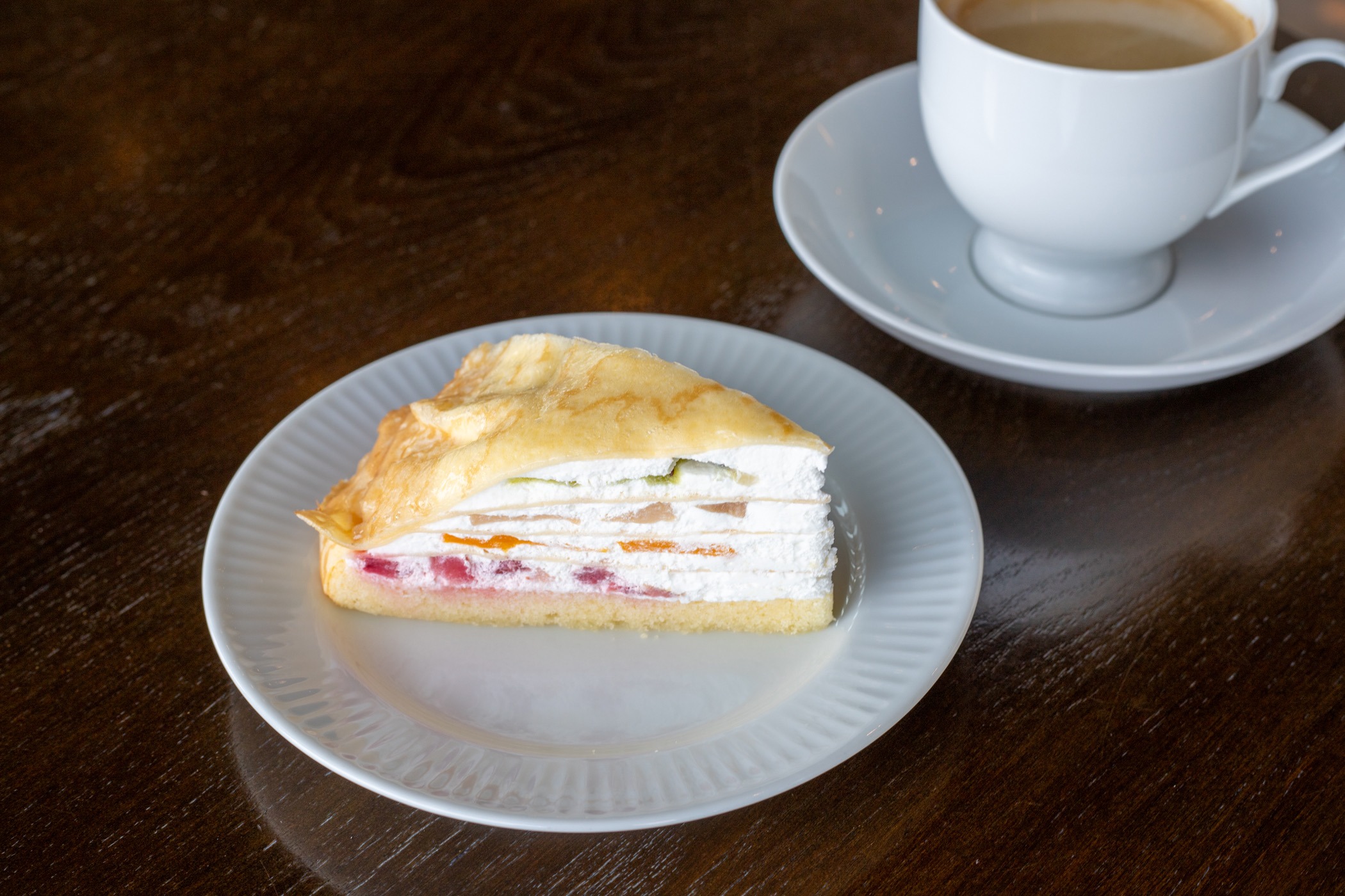 フルーツミルクレープ