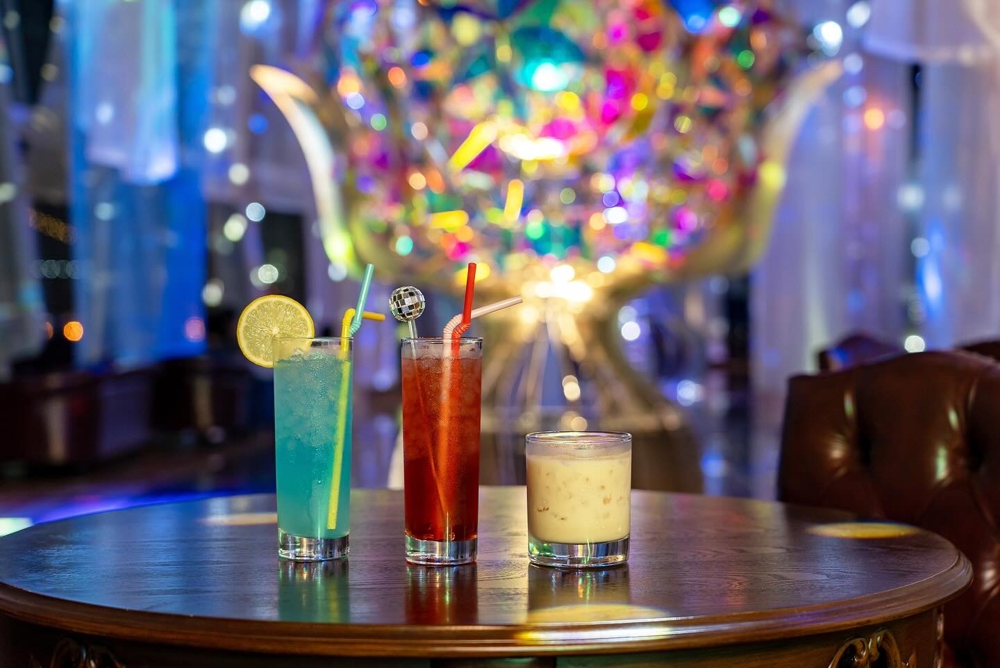 オーシャンオブミラーボーラーで提供していた門司港にちなんだカクテル３種