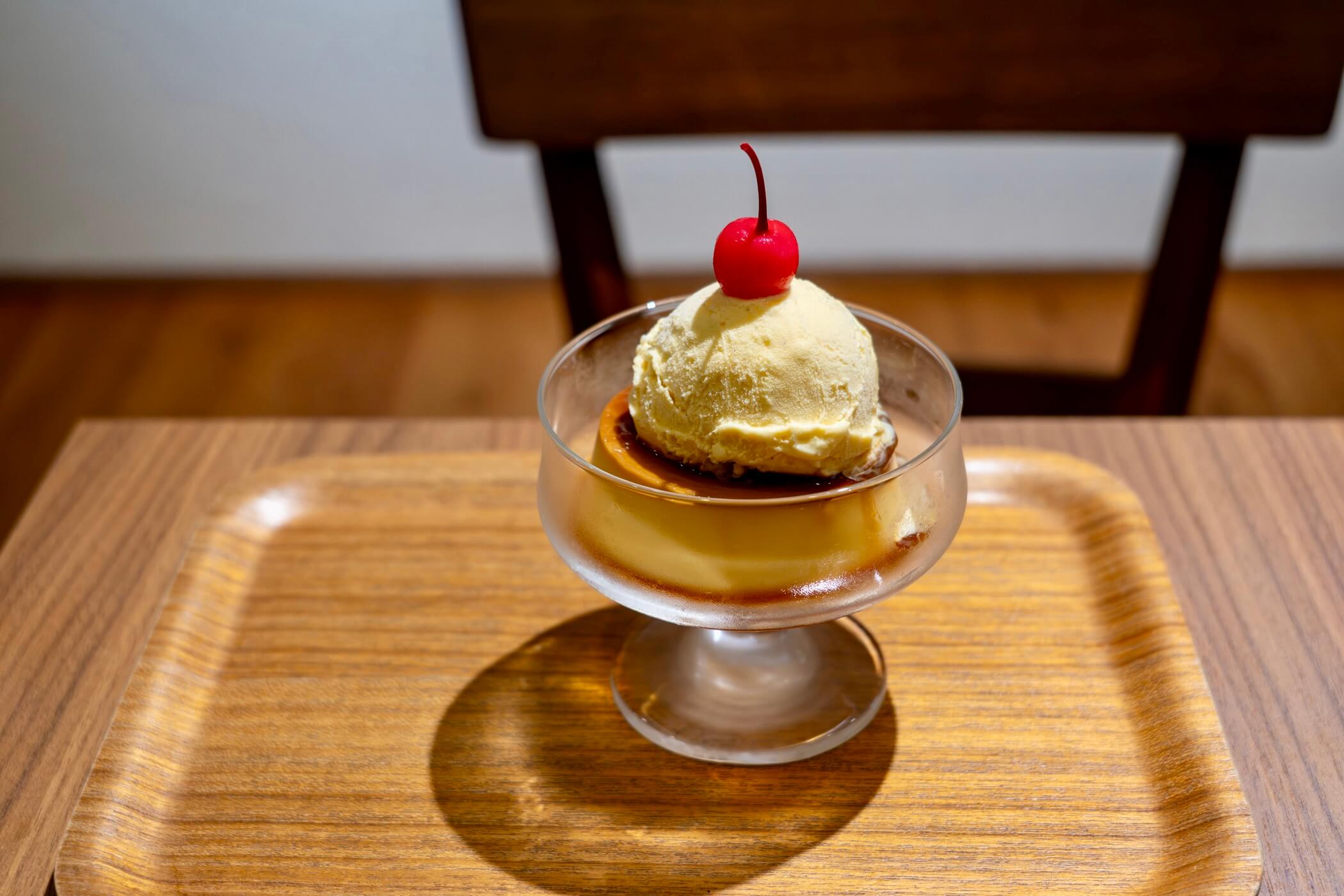 クルーズカフェキャナルの門司港レトロプリン